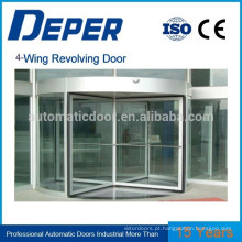 Porta de vidro deslizante automática de quatro asas (com caixa de exposição)